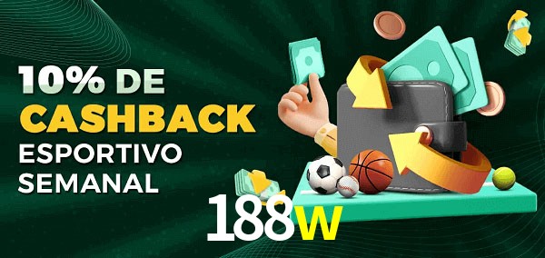 10% de bônus de cashback na 188w